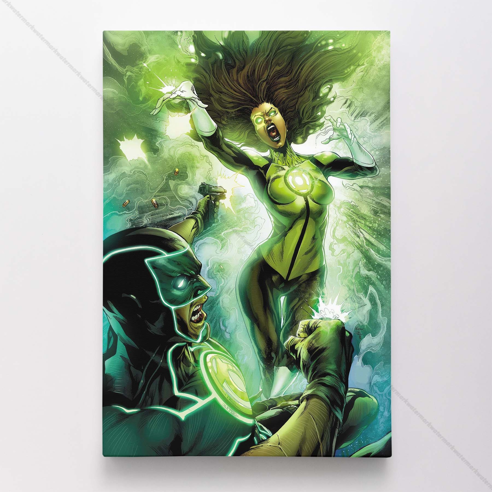 Green Latern Poster Canvas DC Comic Book Cover Art Print #28731