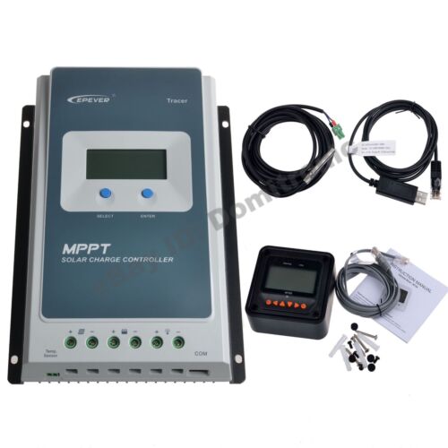 40A 30A MPPT Solar Charger Controller 100V PV Epever Battery Regulator 12V/24V