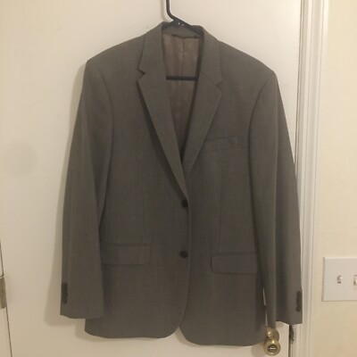 NWT Perry Ellis Men s 2 button Light Gray Suit Jacket 40REG ($165) Retail