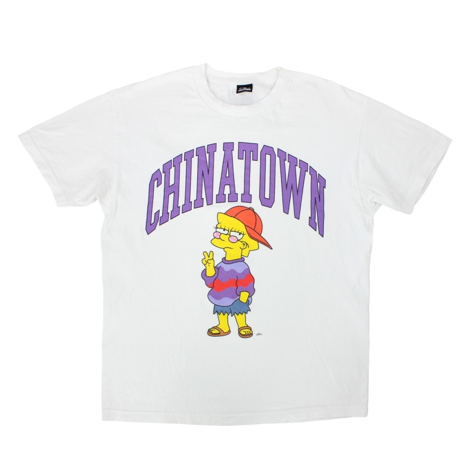 Chinatown Market The Simpsons Lisa Arc White T-Shirt Men's
