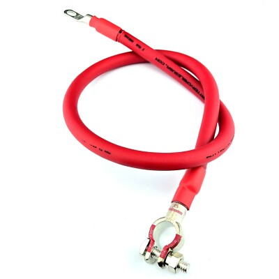 Battery Cable Positive 2 Gauge AWG Copper Custom -  Car, Truck, RV, Boat, Solar