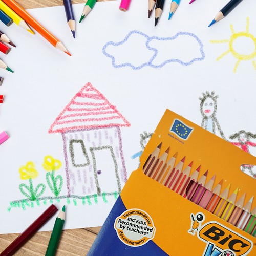 Colored Pencil For Kids 24 Pcs Colored Pencils Kids Art Supplies Vibrant Colors