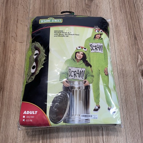 spirit halloween Oscar The Grouch Large/xlarge Costume | eBay