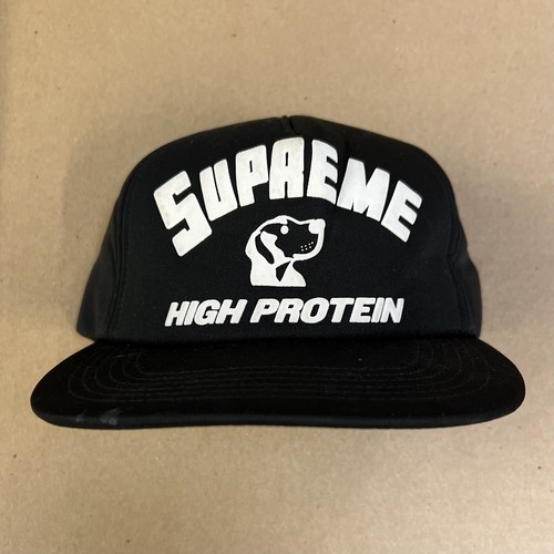Supreme HIGH PROTEIN キャップ ブラック $_12.JPG?set_id=880000500F