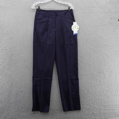 Tail Activewear Women Classic Pant Navy Blue UPF 50 Tapered Golf Trouser 4 NEW