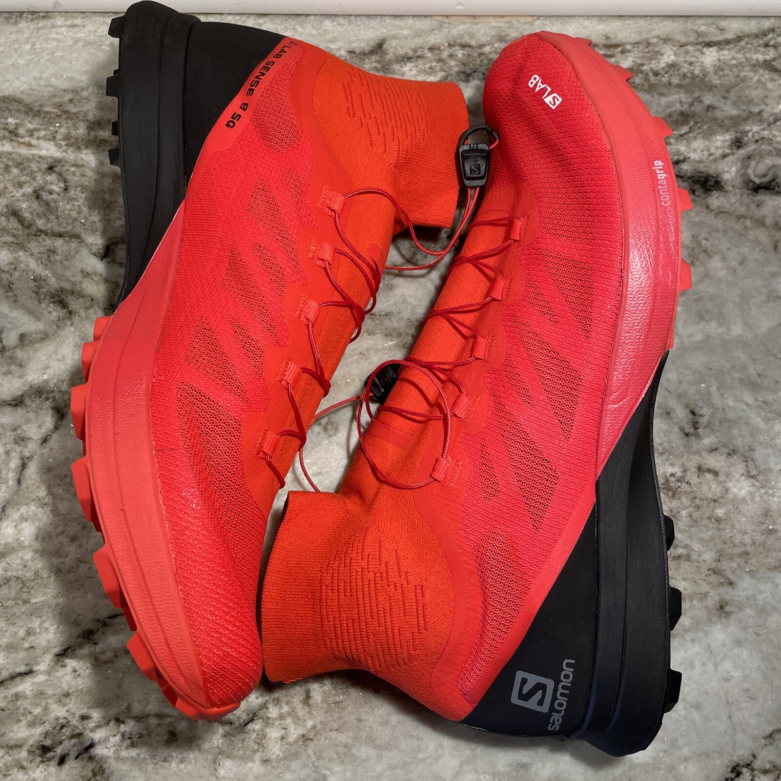 Salomon S/Lab Sense 8 SG US Men's Size 13 Outdoor Shoes Running Hiking  Red/Black: купить с доставкой из США, цена 17 884 руб - (133993593711)