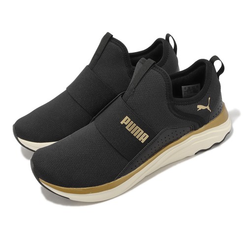 

Женская спортивная обувь для бега Puma Softride Sophia Slip-On Wns Black Gold 195161-14, Черный, Softride Sophia Slip-on Wns