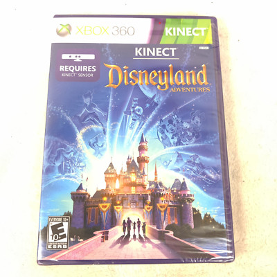 kinect adventures disneyland xbox 360 game (microsoft 2011) sealed