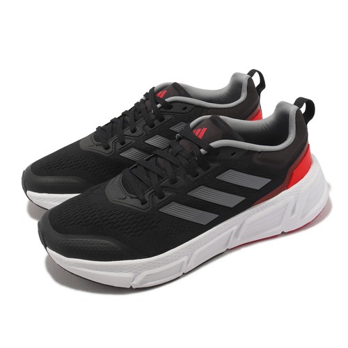 

adidas Questar Black Iron Metallic Red Мужская спортивная обувь для шоссейного бега HP2433, Черный, Questar