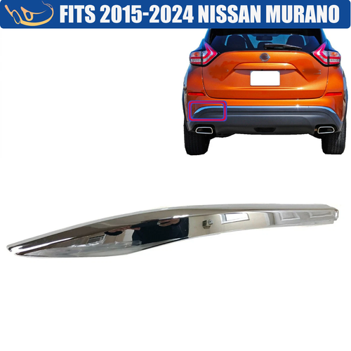 Fts 2015-2024 Nssan Murano Rear Bumper Left Chrome Moldng Trm