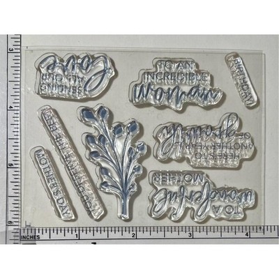 The Stamps of Life Encouragement Sentiment Thinking of You Clear Stamps