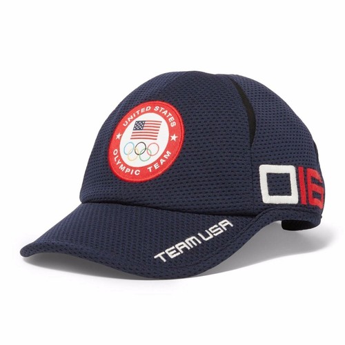 Регулируемая шляпа мужской команды Polo Ralph Lauren Navy Team USA16 Olympics - отстегивается (ремешок