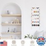 SNOWSTAR Flower Hair Claw Clip Organizer,Hanging Hair Clip Holder and Storage for Women Girls,Claw Clip Hanger Home Decor for Wall,Door,Closet