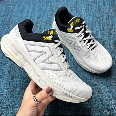 New Balance Fresh Foam 860v14 Running Shoes Grey Black Yellow Men's 10.5 Sneaker