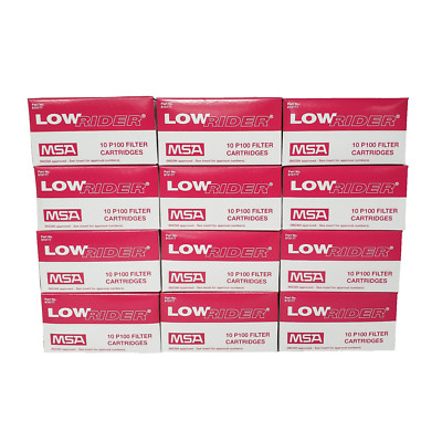 MSA 815177 Comfo LowRider P100 Filters NIOSH Low Profile Cartridges    x120 PACK
