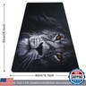 Jahosin Large Gaming Mouse Pad with Stitched Edges,[35.4x15.7In] Extended Mouse Pad with Non-Slip Natural Rubber Base for Gamer/Desktop/Office/Home-90x40 Lion01