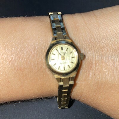 Watch 17 Jewels Jules Jurgensen Women's Est 1740 France Vintage Wristwatch Gold