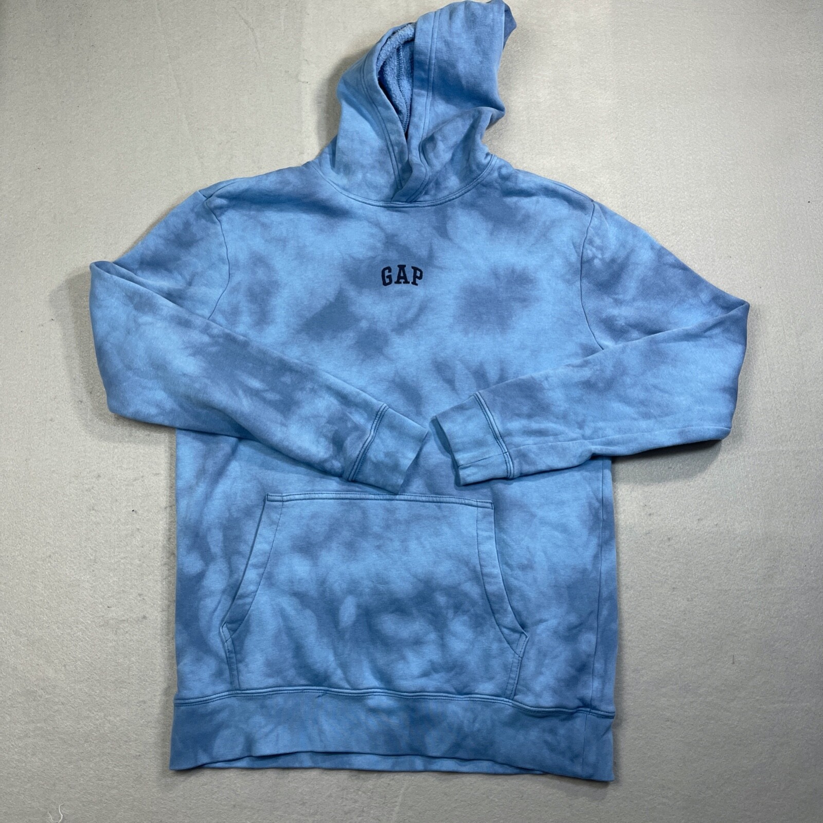 Gap Hoodie Adult Small Blue Tie Dye Long Sleeve Hooded Sweater GAP Small  Logo | eBay