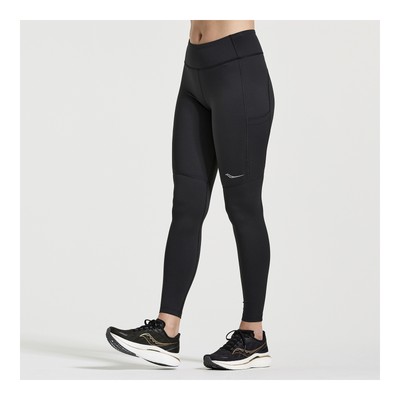 

Saucony Women Fortify Tight Black  Clothing, Черный