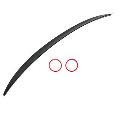 Trunk Spoiler Wing Lip for AUDI A5 S5 8T Sportback 09-16 ABS Painted Gloss Black