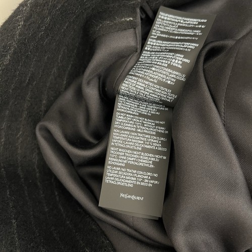 Pre-owned Saint Laurent Wool Overcoat In All Sizes In Gray