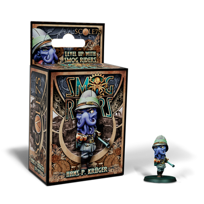 Miniatura in resina SSR-018 Hans P. Kruger 35 mm per Wargaming da tavolo