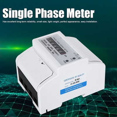 DDS1891 High Accuracy Single Phase Energy Counter Meter GBD