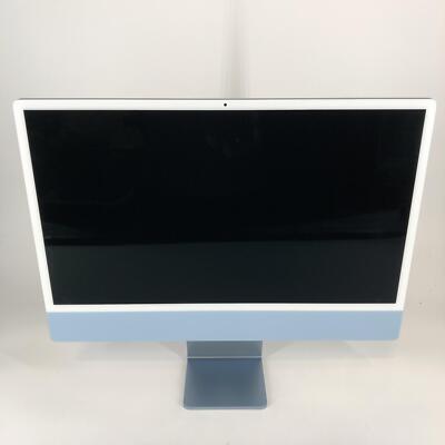 iMac 24 Blue 2023 4.06GHz M3 8-Core CPU/GPU 8GB 256GB SSD - Excellent w/ Bundle!