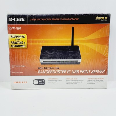 D-Link DPR-1260 RangeBooster G Multifunction Print Server
