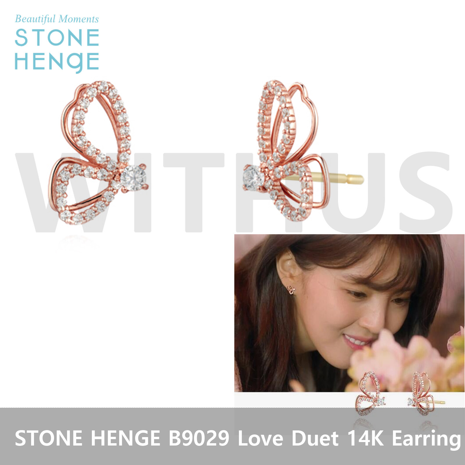◆STONEHENgE◆ 14K Earrings SO0253 Stonehenge 14K earrings F0141 Korean Jewelry TWICE JIHYO | eBay