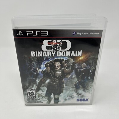 Binary Domain (Sony PlayStation 3) With Manual Authentic - Tested