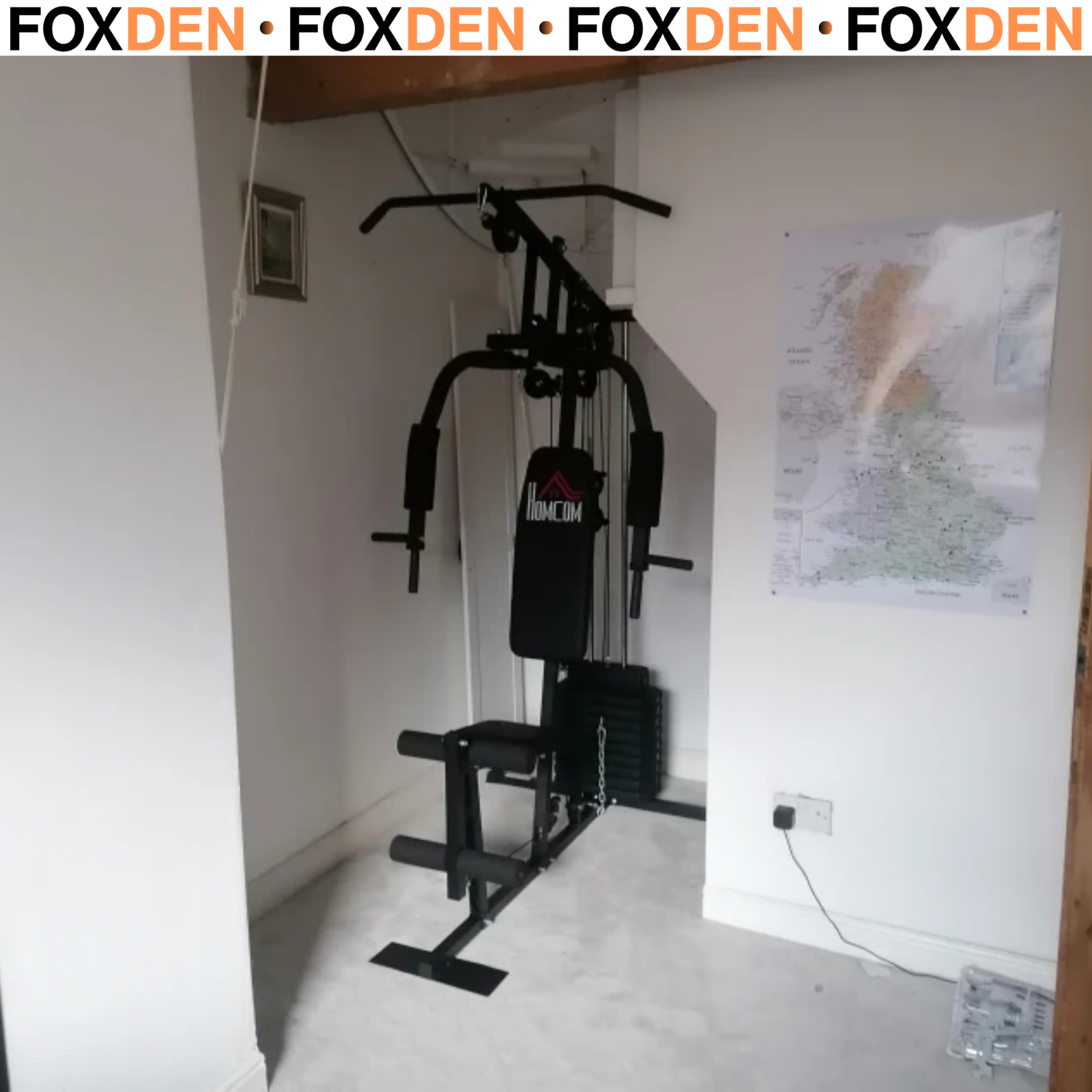 Multifunction Home Gym Machine with 45kg Weight Stack for Full Body Workout