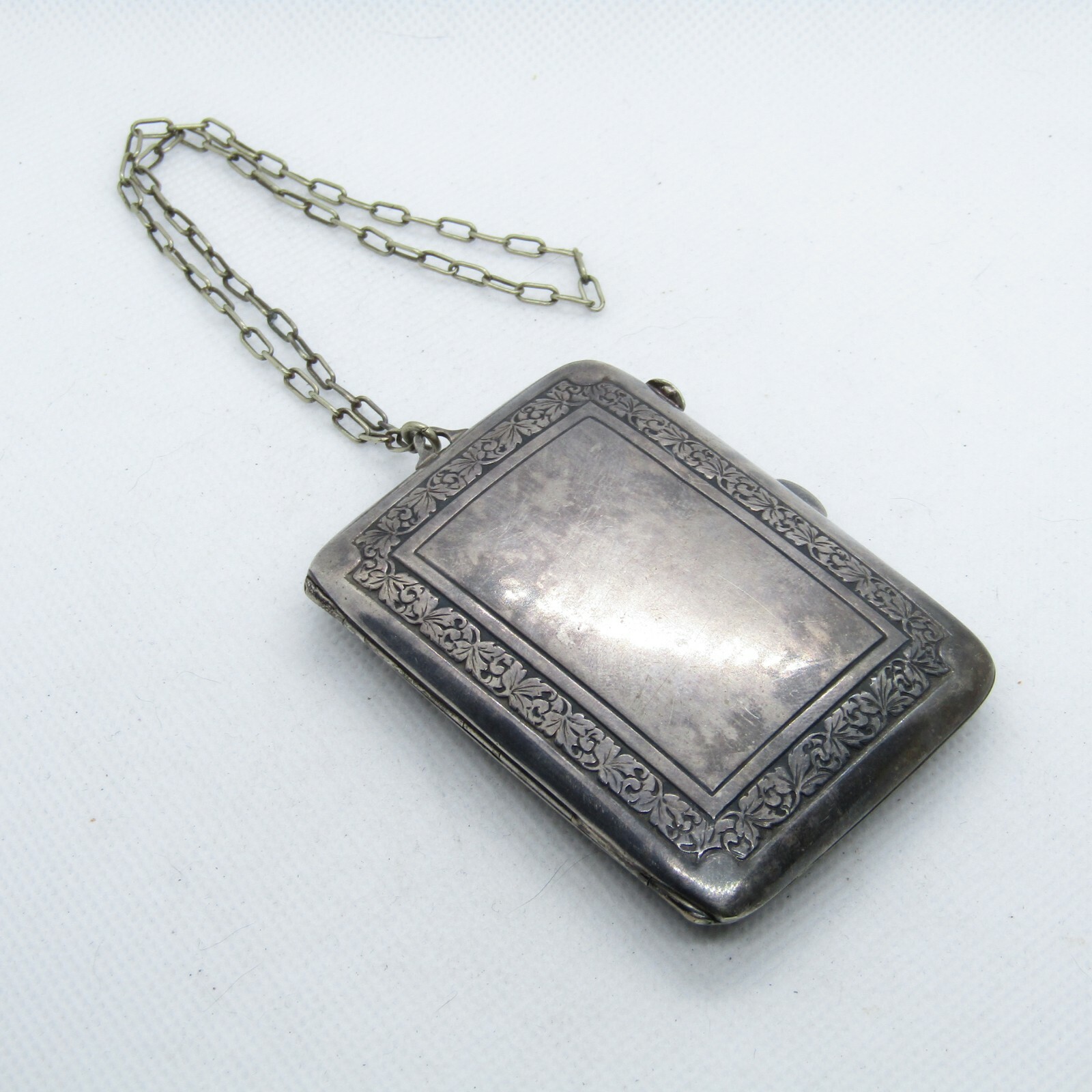 Porter Classicコインケースsilver Stunning Antique Wesco German Silver Dance Card Holder Powder