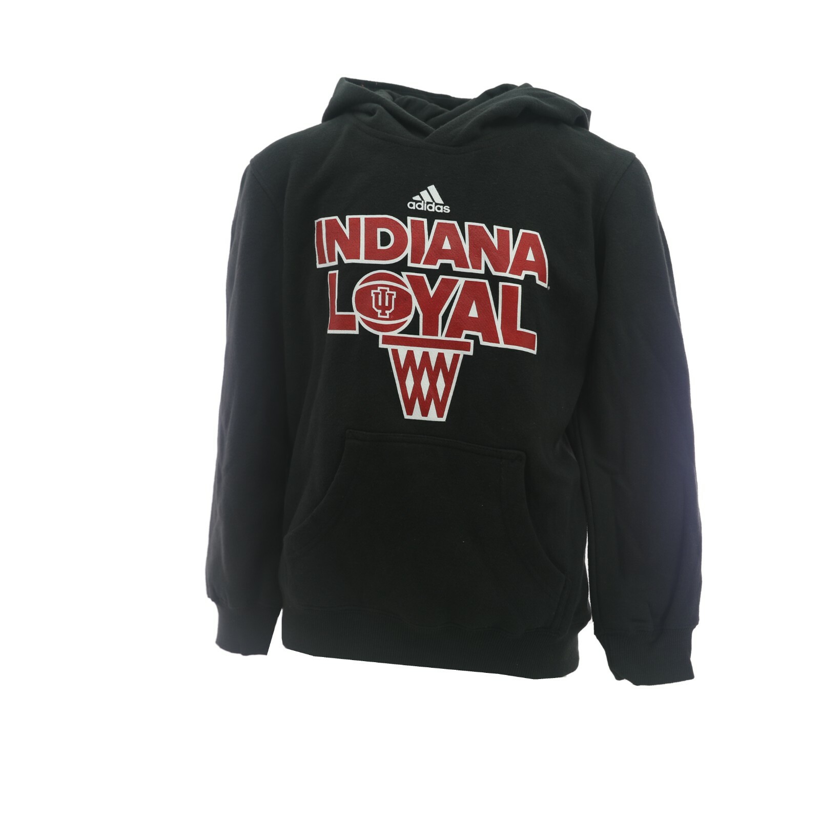 Indiana Hoosiers Basketball NCAA Adidas Kids Youth Size Hooded