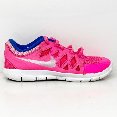 Nike Girls Free 5.0 644449-601 Розовые кроссовки для бега, размер 12C