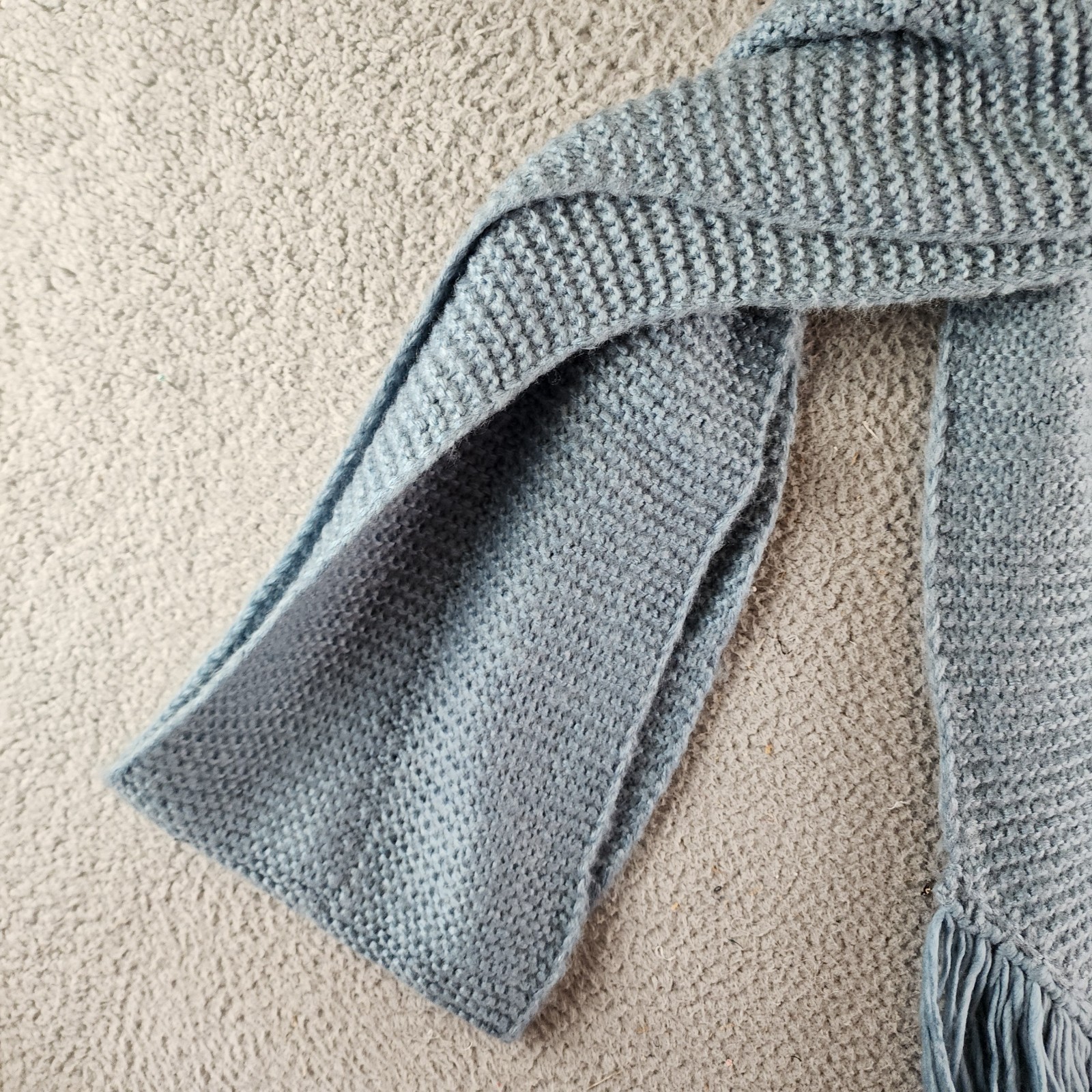 Marcus Adler Ultra Soft Fringe-Trim Winter Scarf Women's One Size Blue - Picture 13 of 15