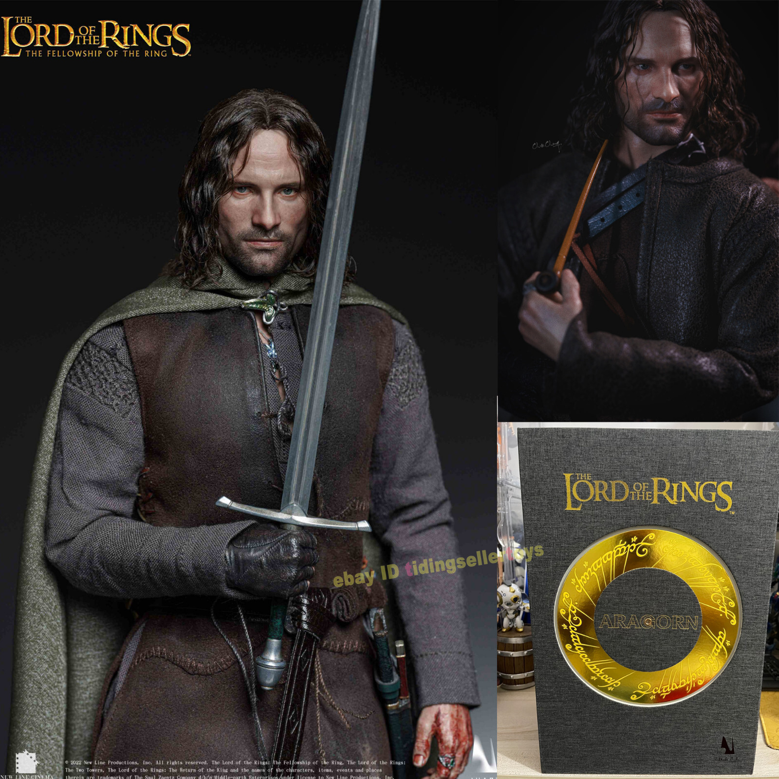 サージFOIL 拡張アート Arwen, Mortal Queen 2枚セット Arwen in Death Frock - Lord of the Rings - Asmus Toys 1/6