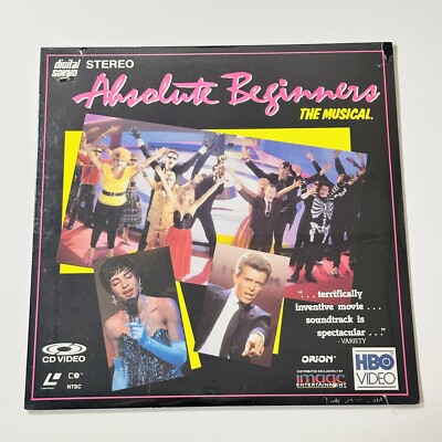 Absolute Beginners: The Musical (Laserdisc, 1986) David Bowie, New Sealed!