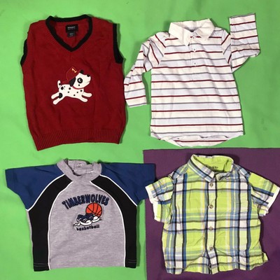 42 pieses baby boy's cute everyday clothes mixed lots Size 6--9 M