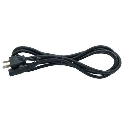8ft Power Cord NEMA 5-15P to IEC320 C13 AC Cable 18AWG - 10A 125V 3-Prong 2.4M