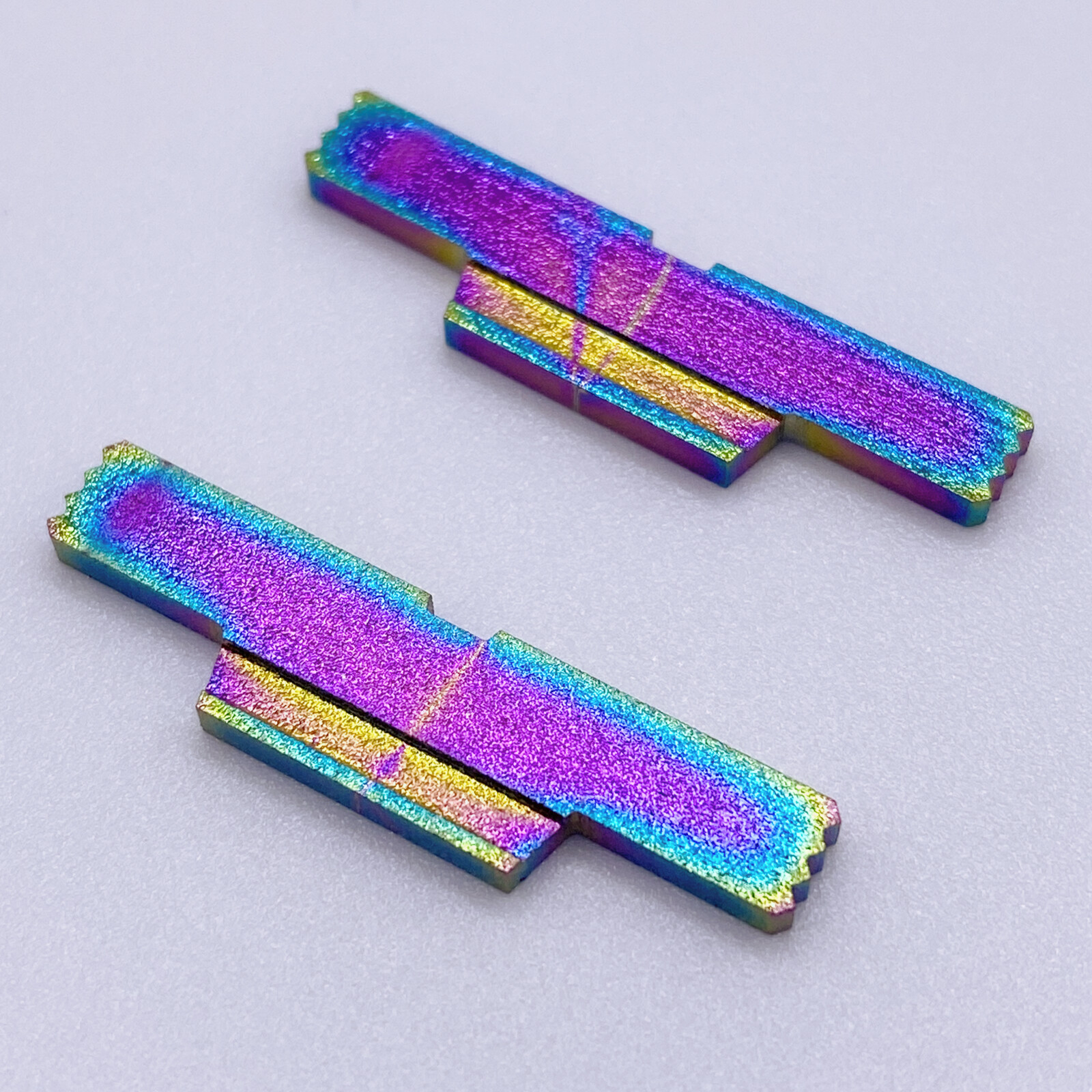 2 PACK Extended Slide Lock Lever For GLOCK Gen 1-5 Black Glod 