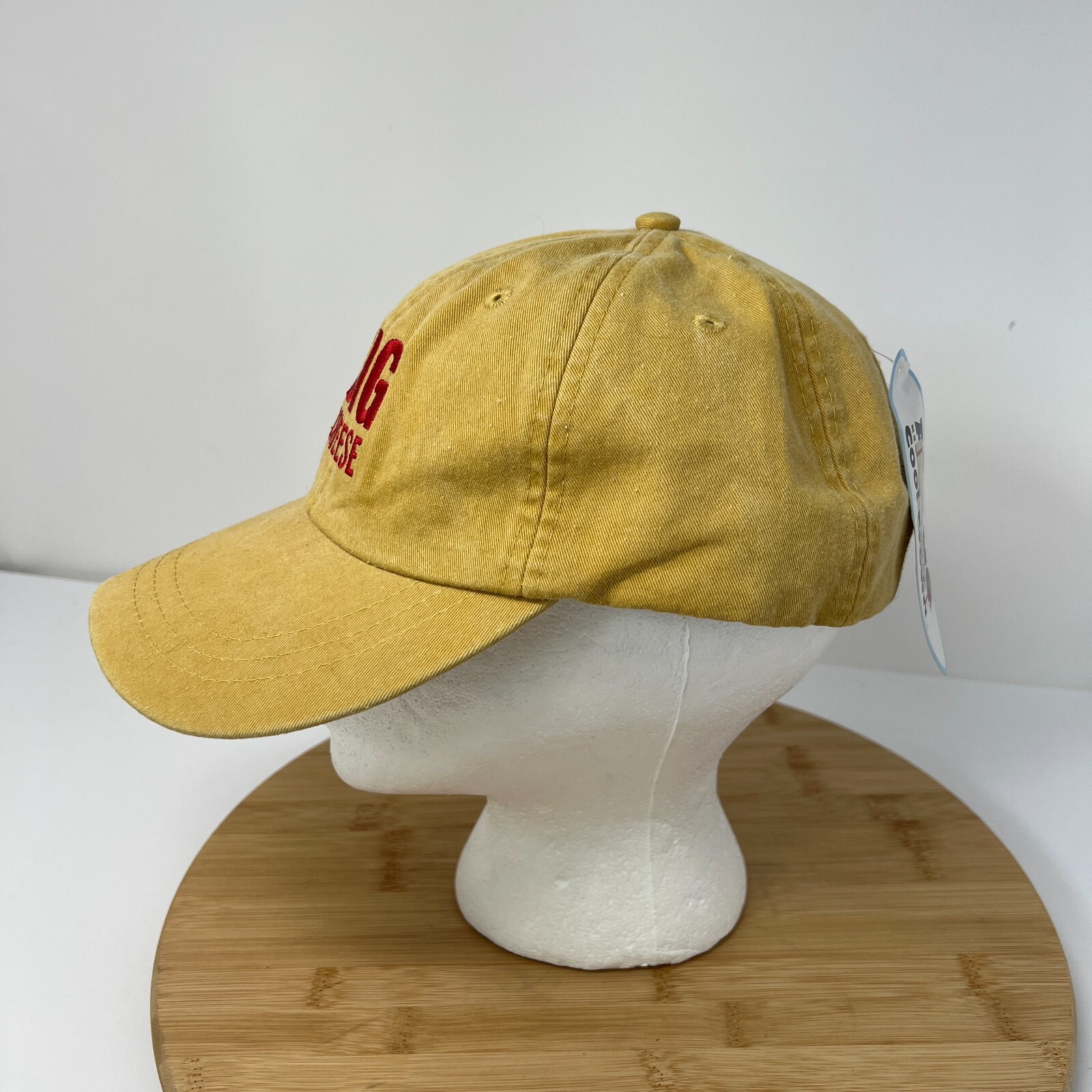 Murray’s Big Cheese Adams Upscale Cotton Dad Golf Hat Baseball Cap Leather Strap