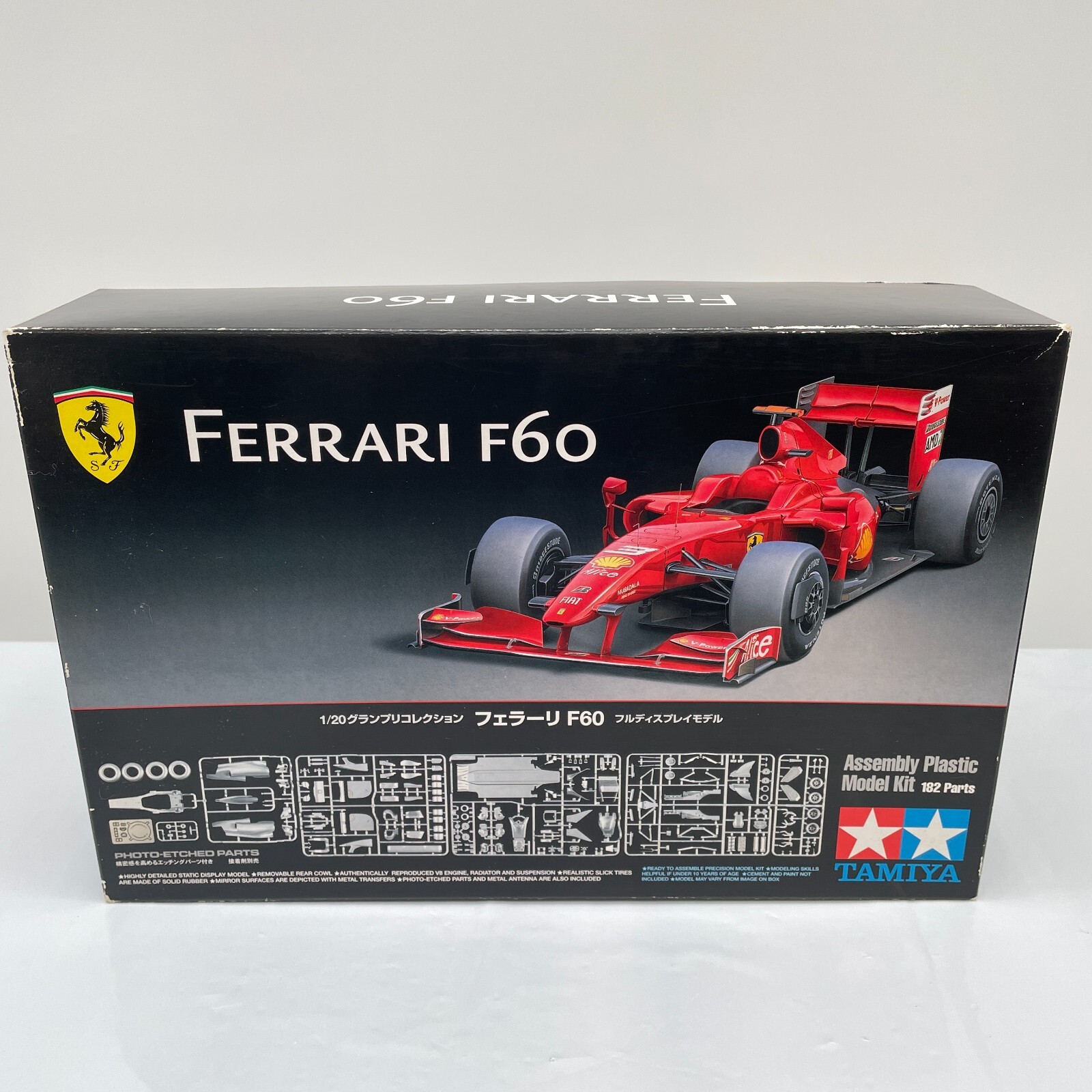 Tamiya Ferrari F60 1/20モデルキット Rare kit Tamiya 1/20 Model kit Ferrari F60 from Japan 2491