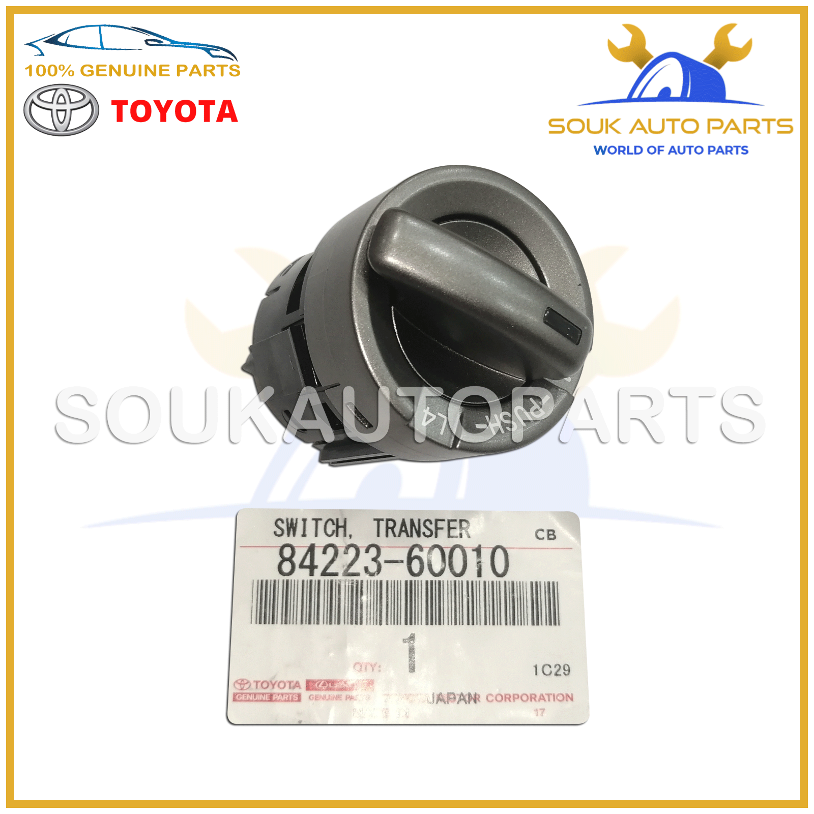 くじらすまいる Toyota Genuine Switch Transfer Location LAND CRUISER 2007/09