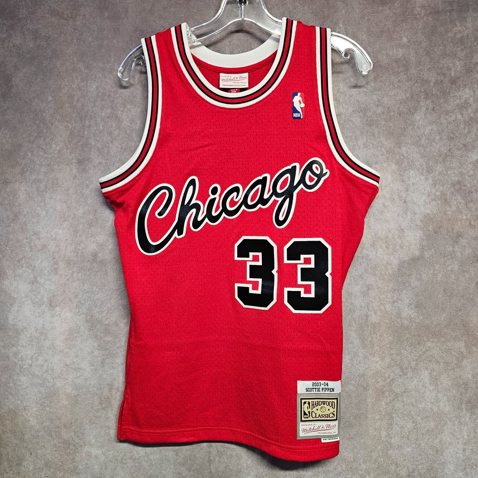 NWT Mitchell & Ness 2003 HWC Chicago Bulls Scottie Pippen 33