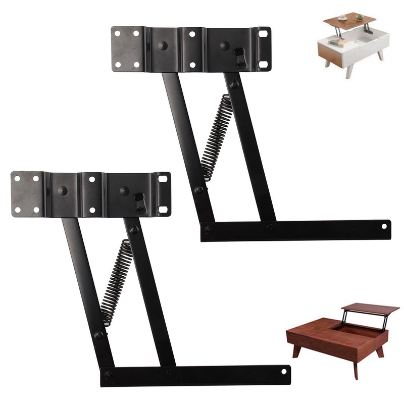 2 x Klappscharnier Klappenhalter Klappenbeschlag für Lift Up Tisch neu