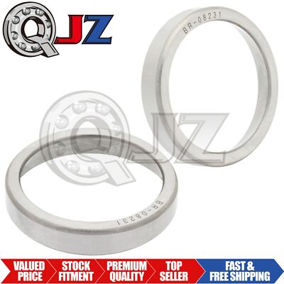 [2-Pack] 08231 Tapered Roller Bearing Outer Cup 2.3125'' (Outer) x 0.422'' (Width)