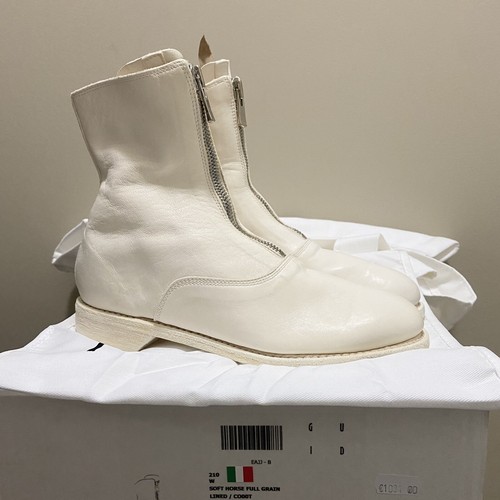 NWT Guidi 210 W Horse Leather Zip Front Boots White 37 | eBay NWT Guidi 210 W Horse Leather Zip Front Boots White 37 | eBay