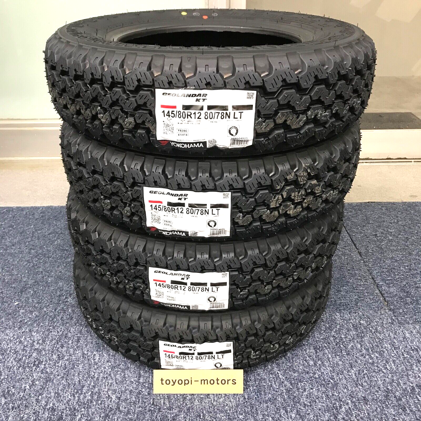 YOKOHAMA Tires Y828 Geolander KT 145/80R12 Snow Mud New