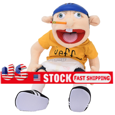 New Jeffy Puppet Jeffy Hand Puppet Plush Toy Stuffed Doll Kid Birthday Gift Toys